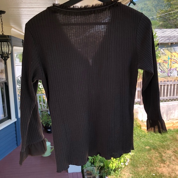 Dark brown Courrèges top - Picture 3 of 3